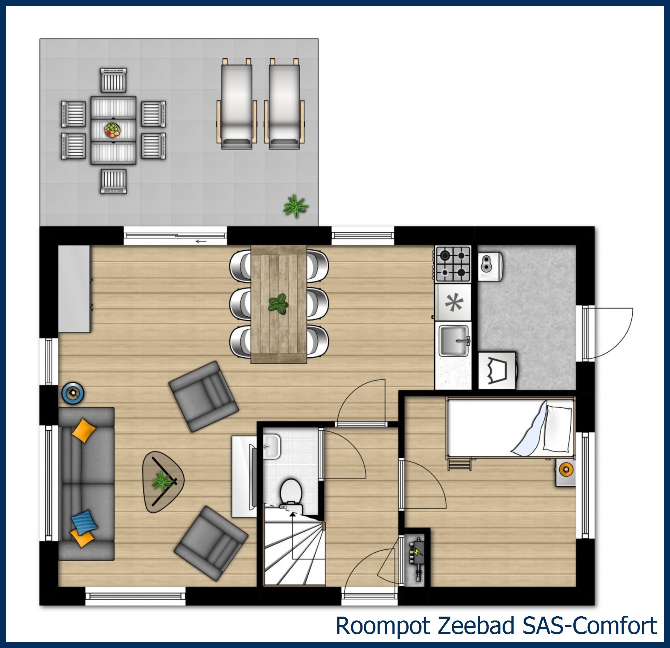 Bungalow SAS-Comfort in Zeebad