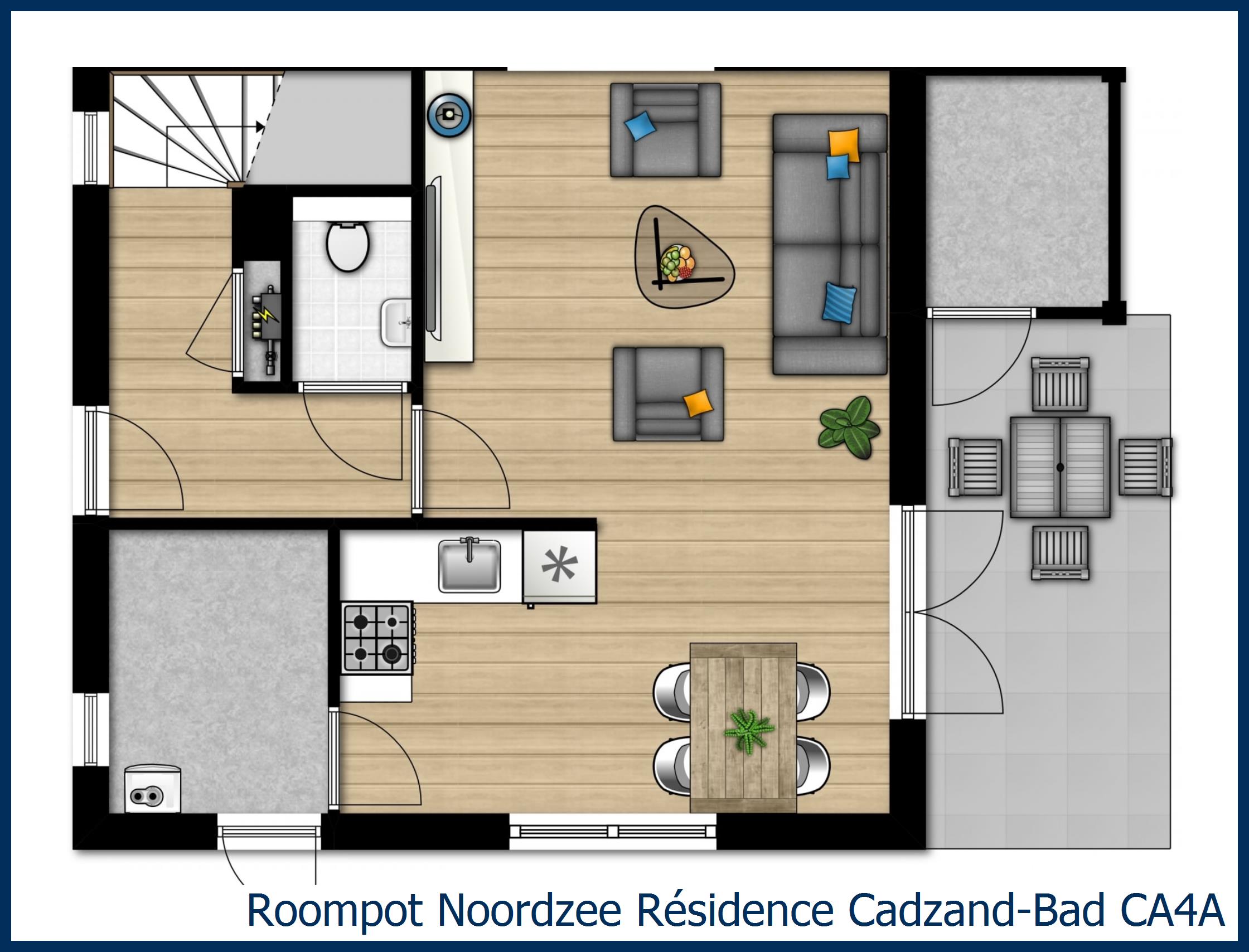 Villa CA4A in Noordzee Résidence Cadzand-Bad