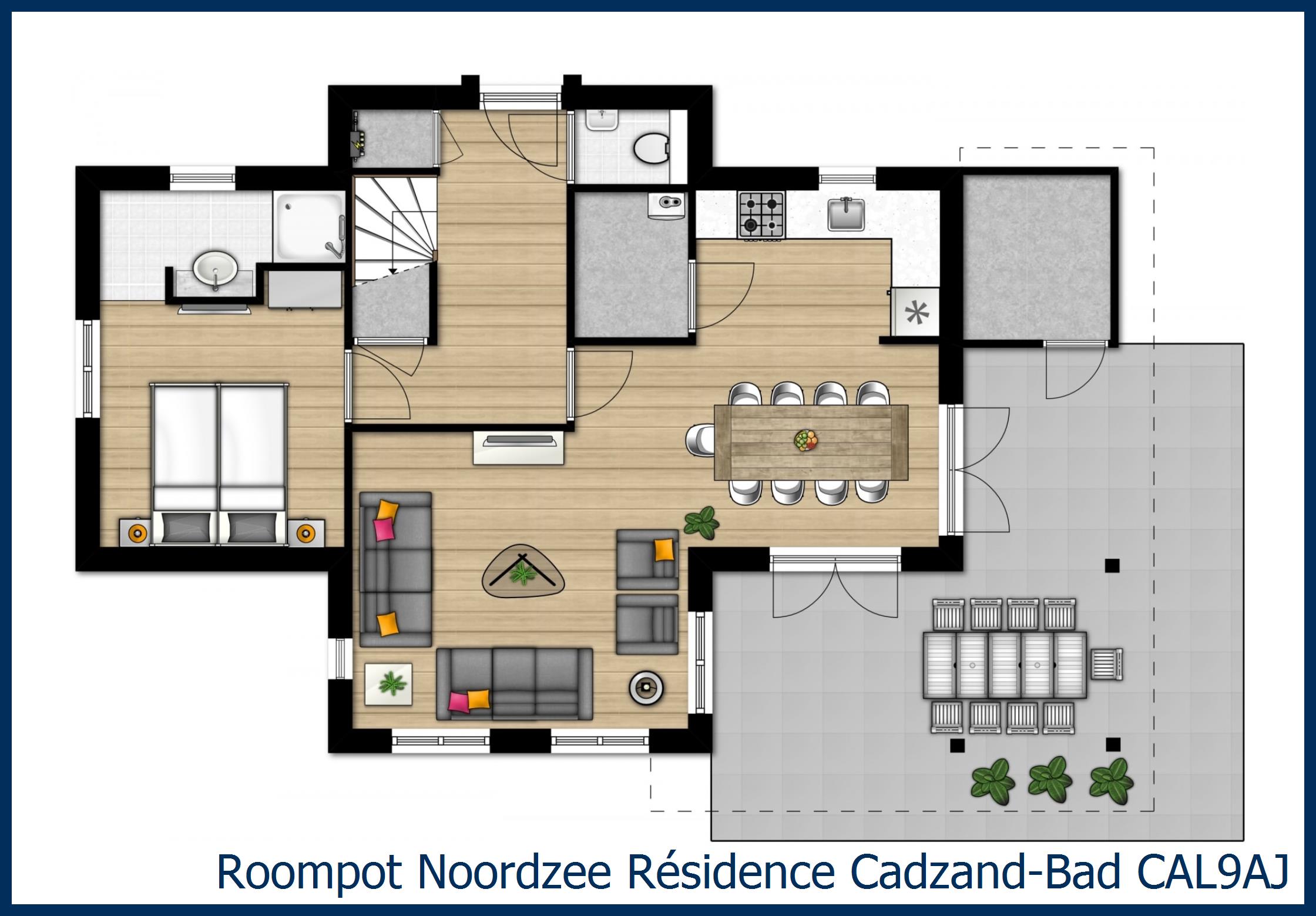 Villa CAL9AJ in Noordzee Résidence Cadzand-Bad