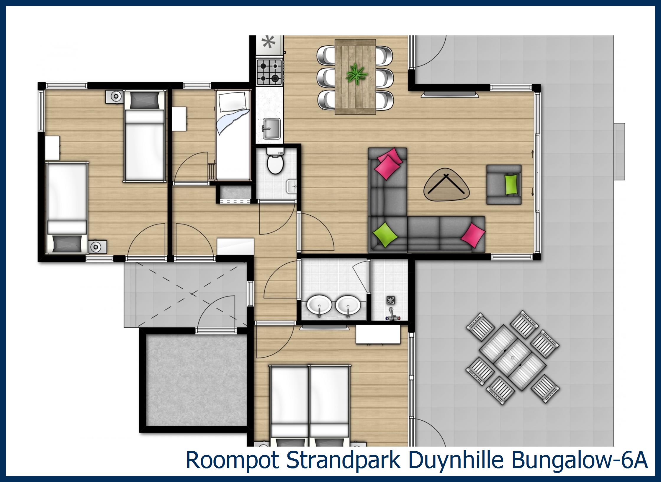 Bungalow 6A in Strandpark Duynhille