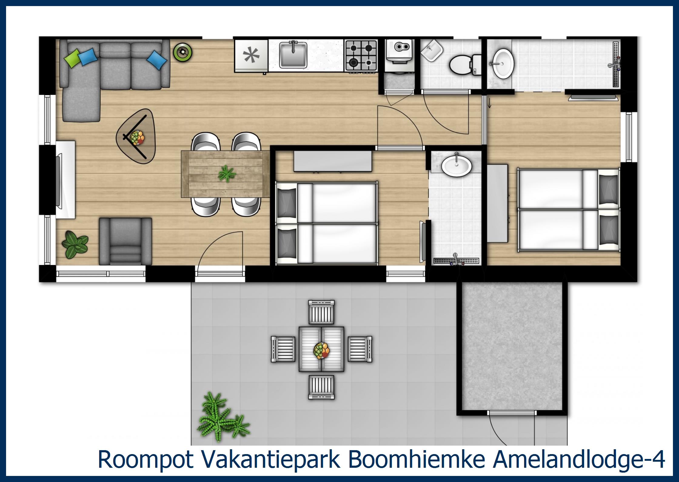 Lodge Amelandlodge-4 in Boomhiemke