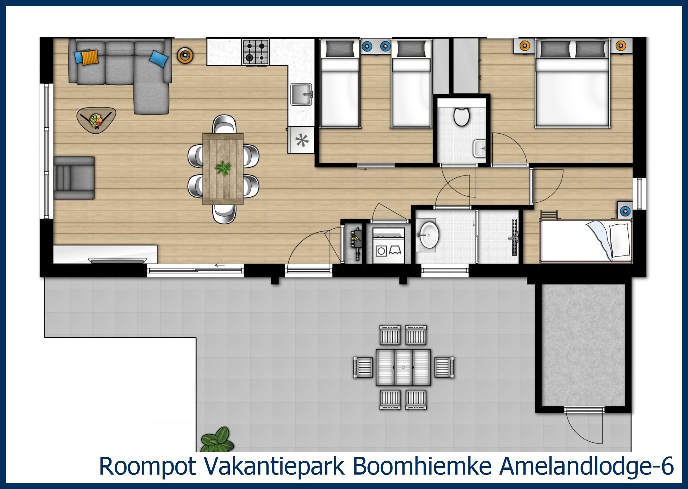 Lodge Amelandlodge-6 in Boomhiemke