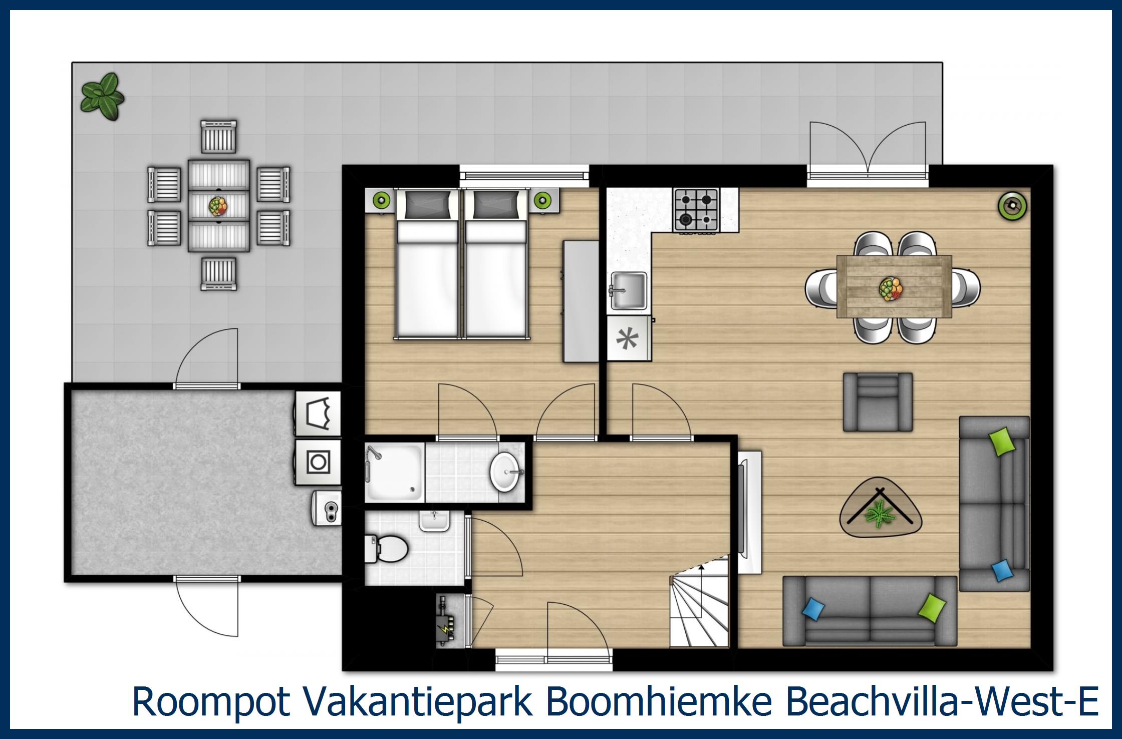 Bungalow Beachvilla-West-End-6 in Boomhiemke