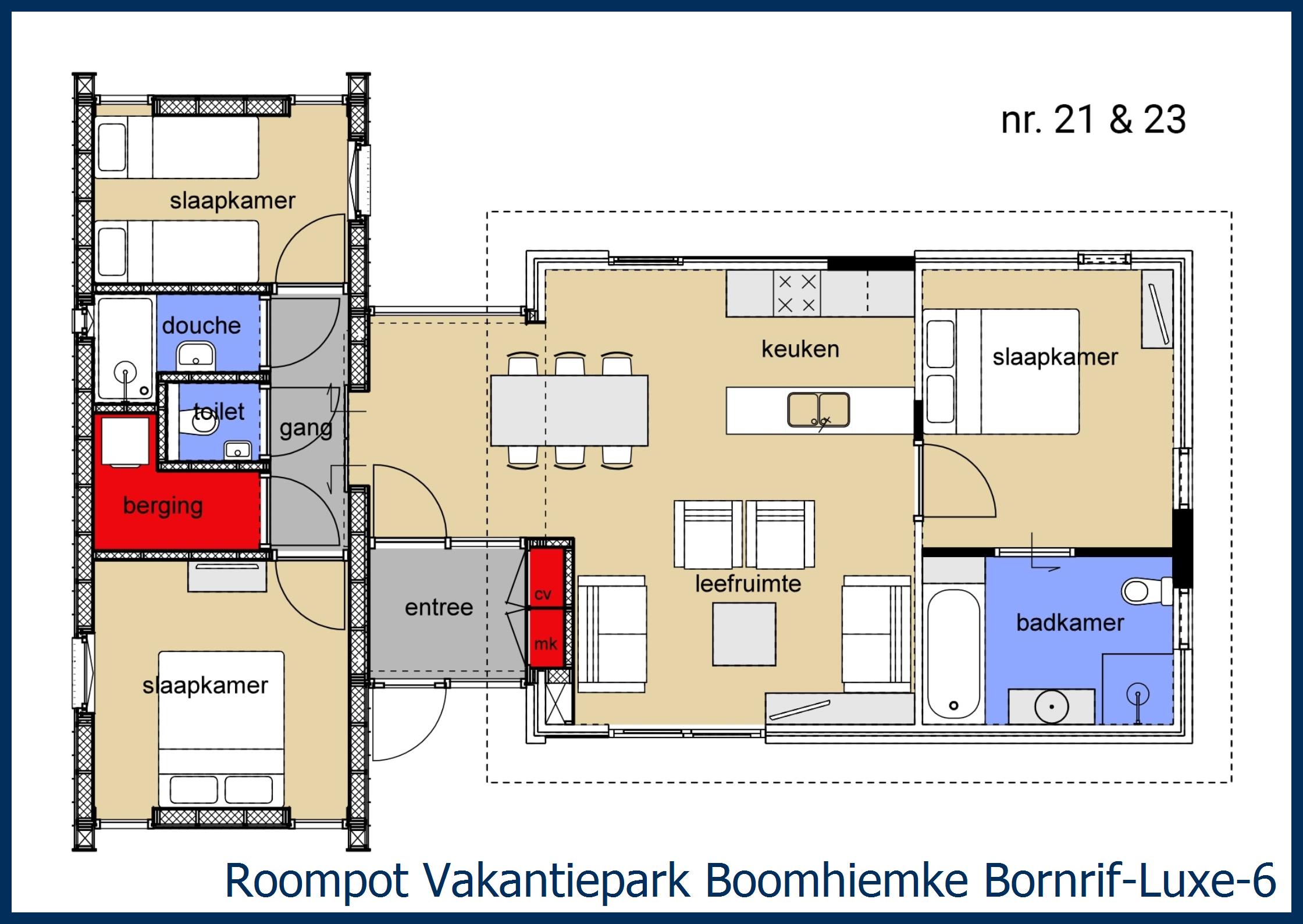 Bungalow Bornrif-Luxe-6 in Boomhiemke