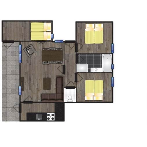 Bungalow Duin-Deluxe-6 in Boomhiemke