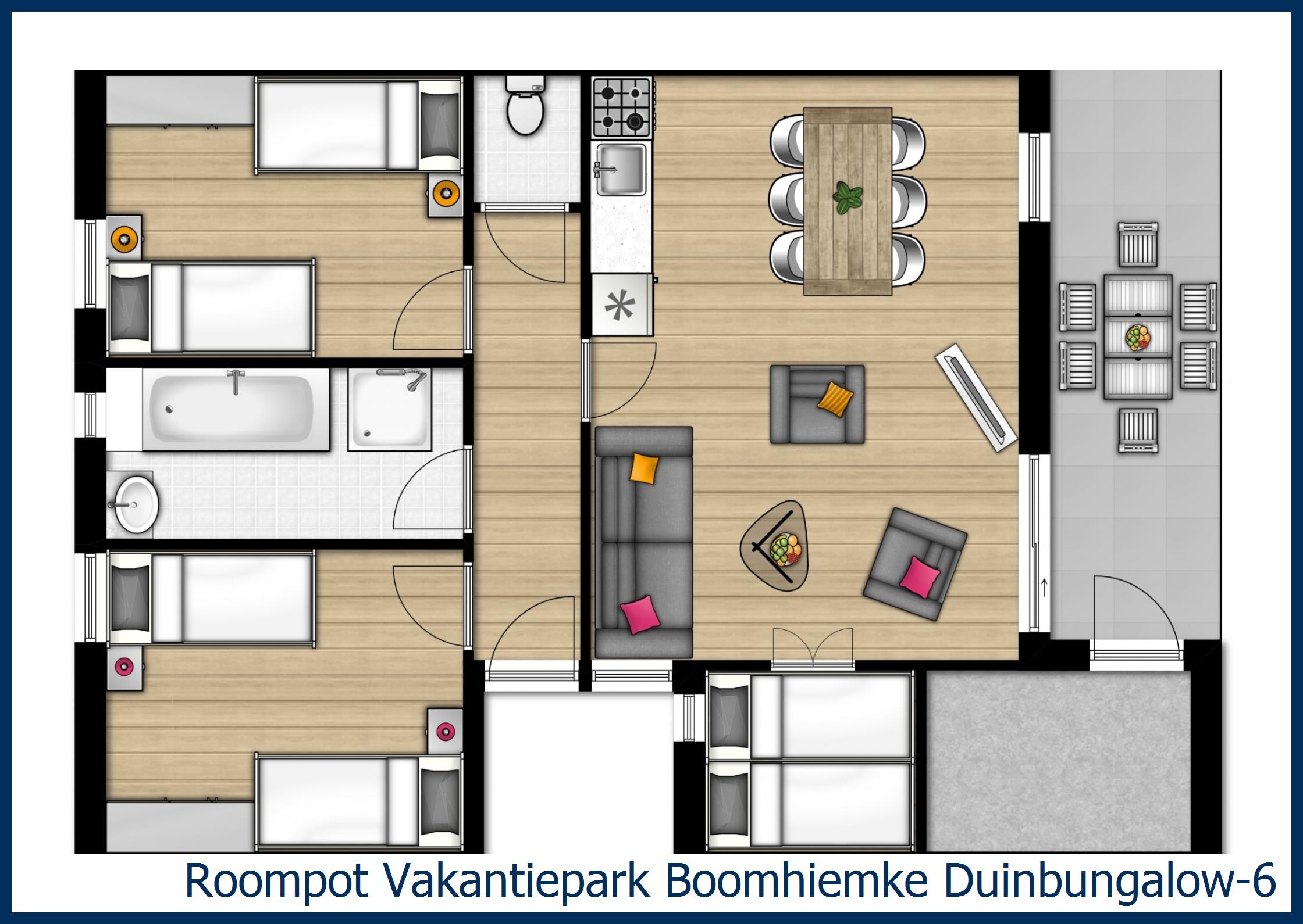Bungalow Duin-6 in Boomhiemke
