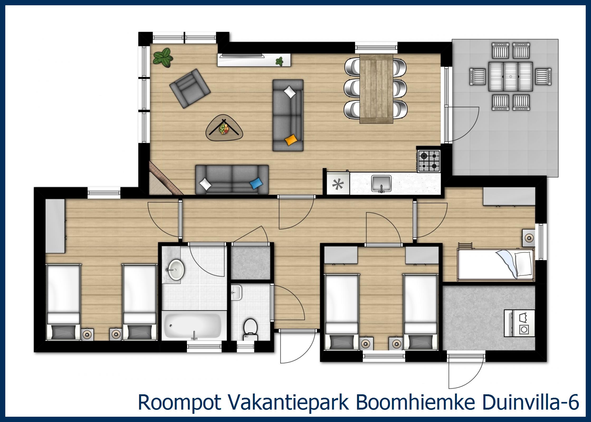 Bungalow Duinvilla-6 in Boomhiemke