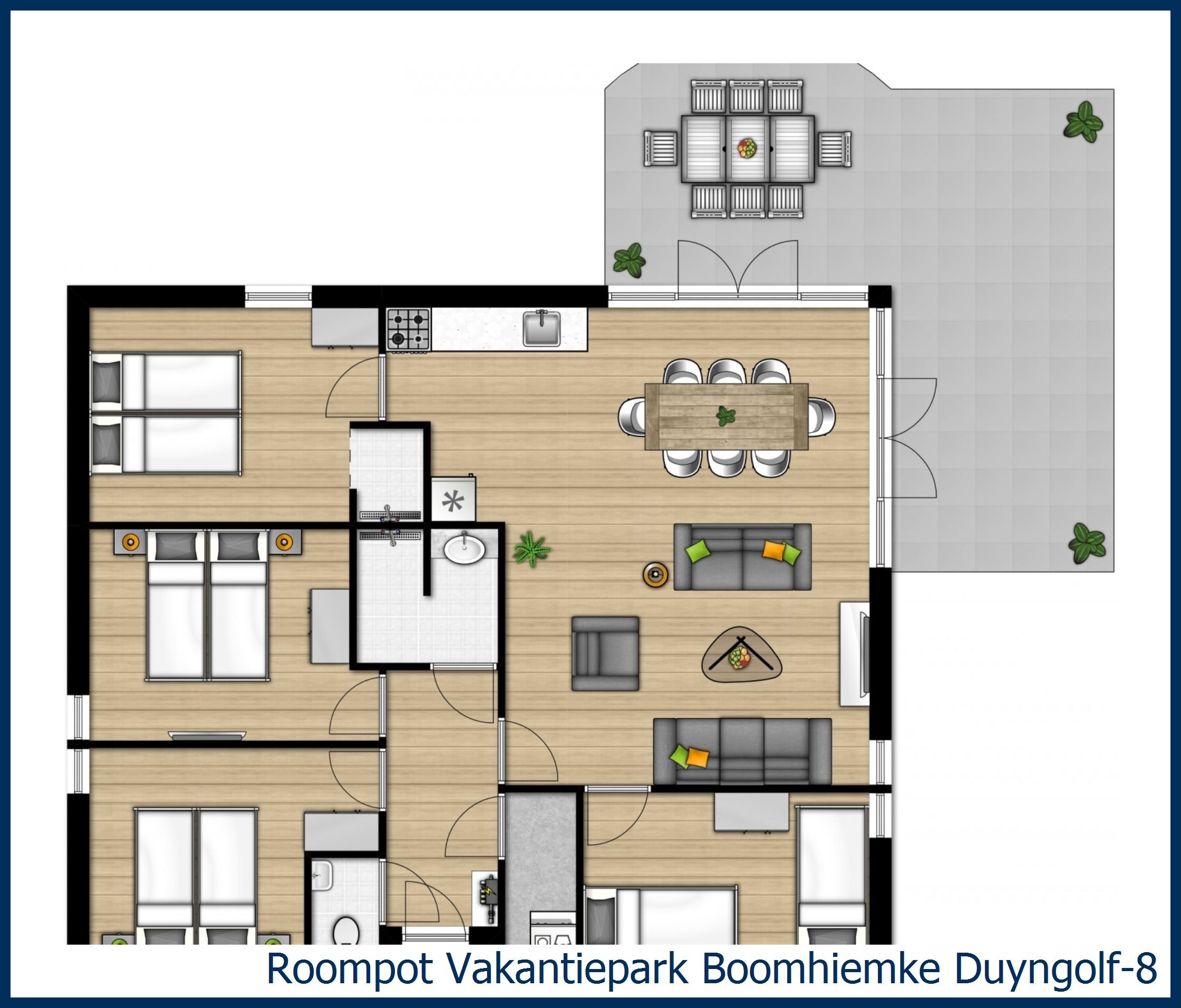 Bungalow Duyngolf-8 in Boomhiemke