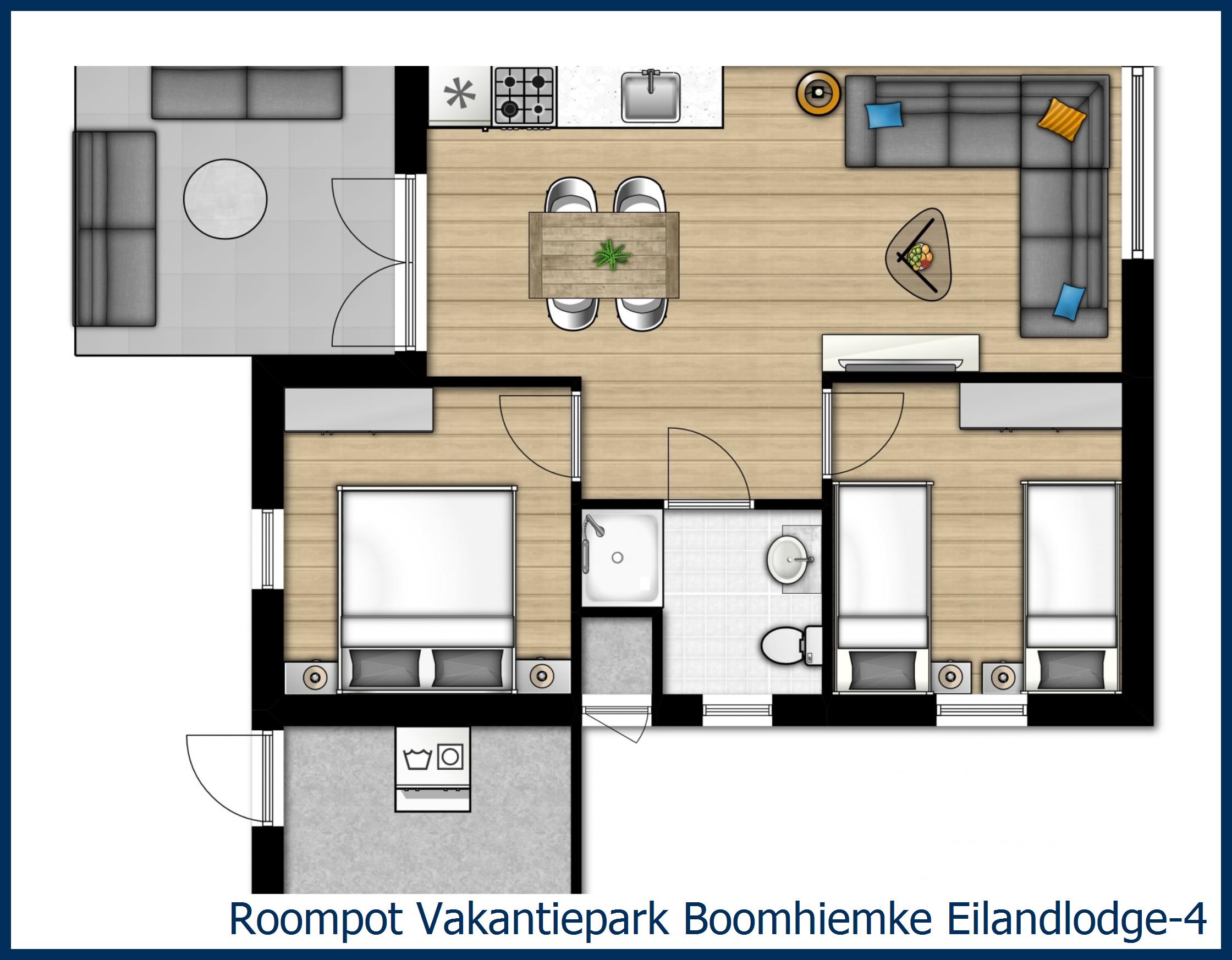 Lodge Eilandlodge-4 in Boomhiemke