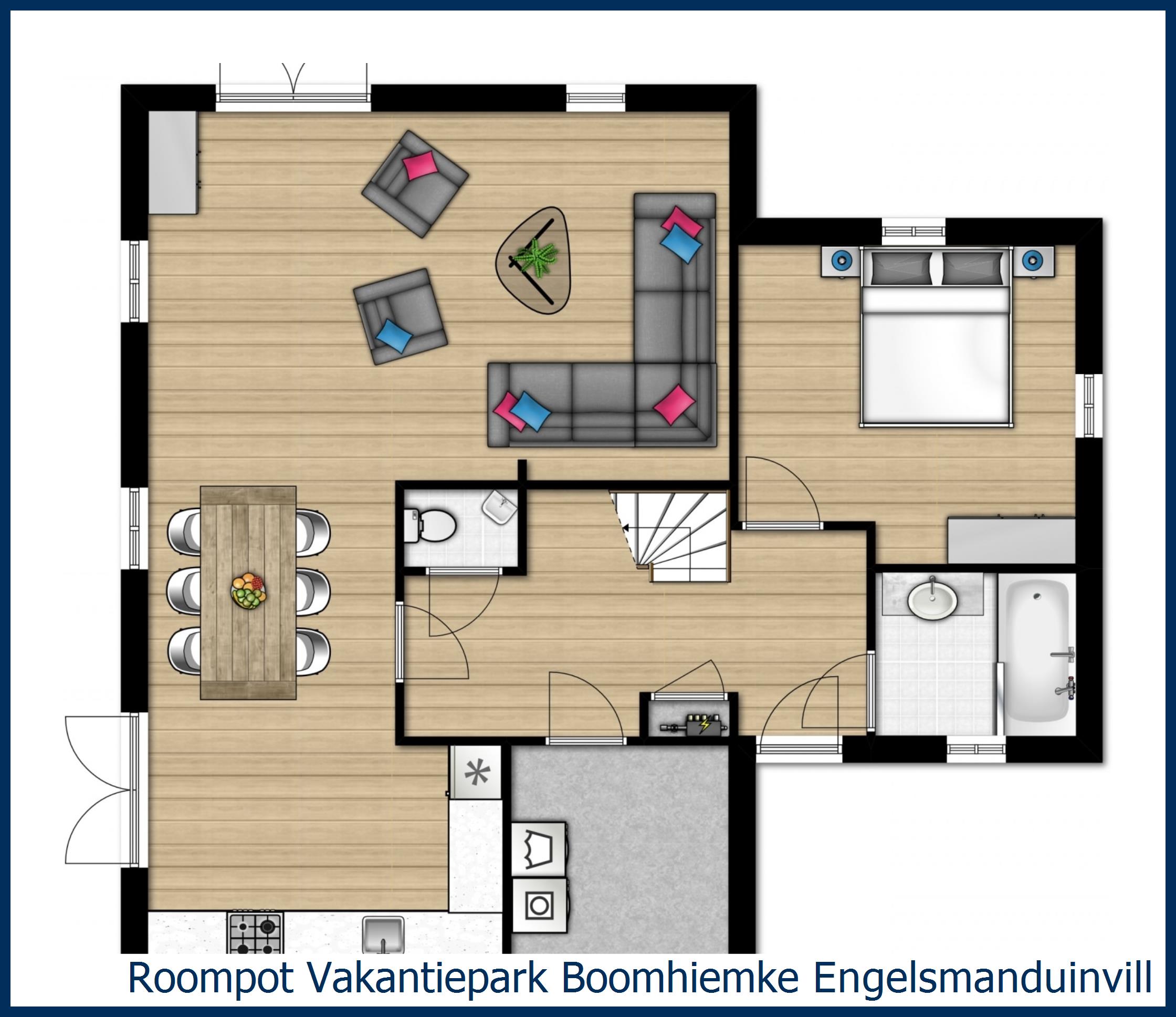 Bungalow Engelsmanduinvilla-Deluxe-6 in Boomhiemke