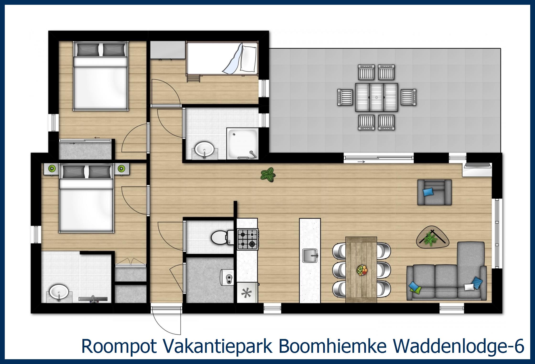 Lodge Waddenlodge-6 in Boomhiemke