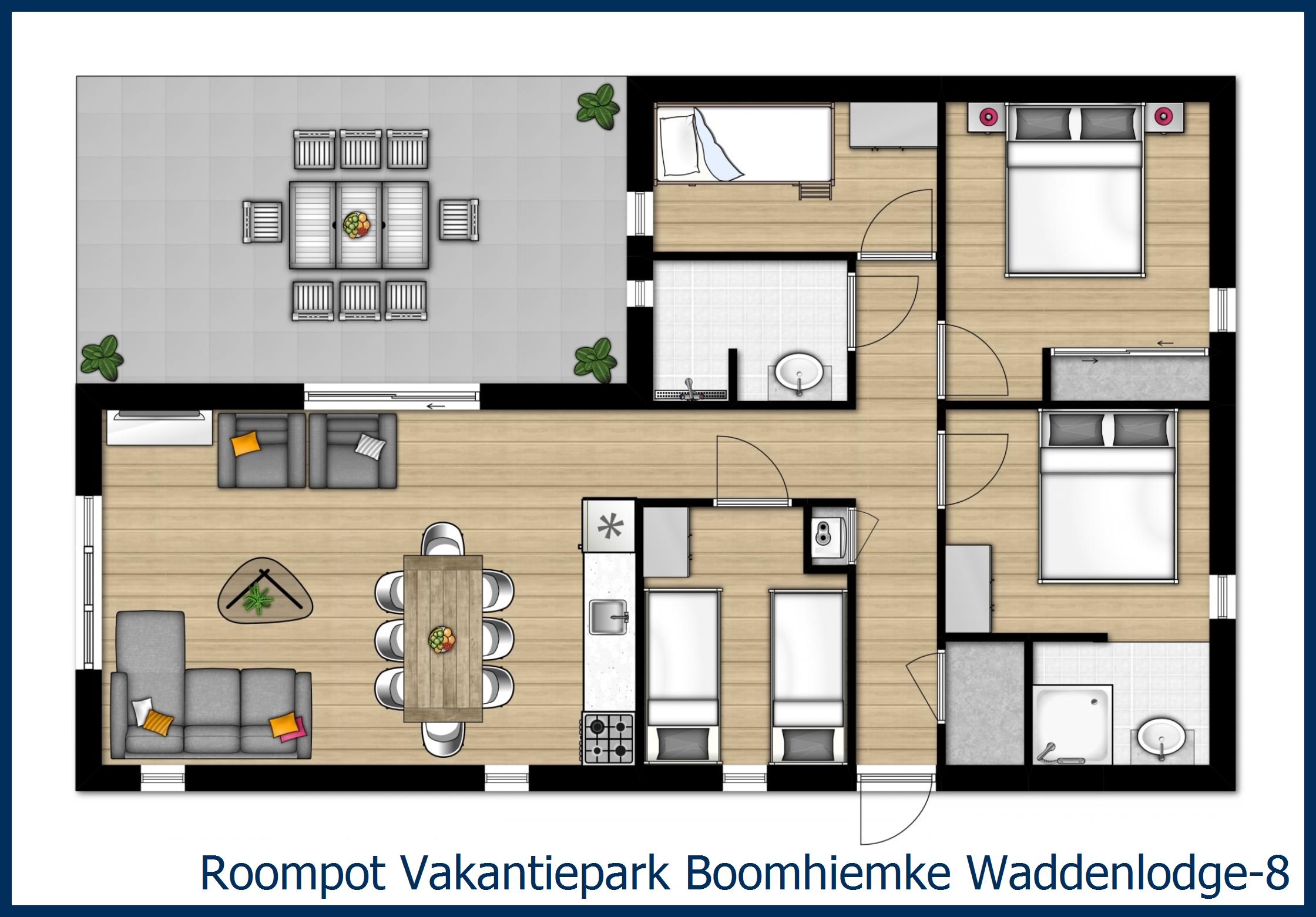 Lodge Waddenlodge-8 in Boomhiemke