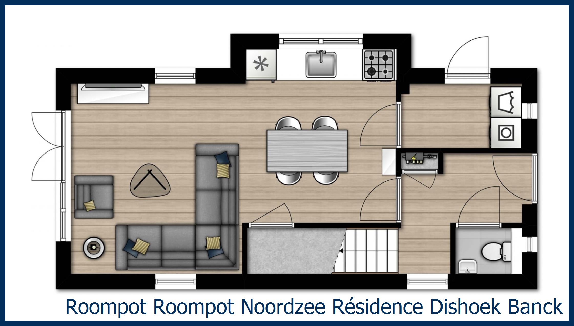 Villa Banckert-Luxe-4 in Noordzee Résidence Dishoek