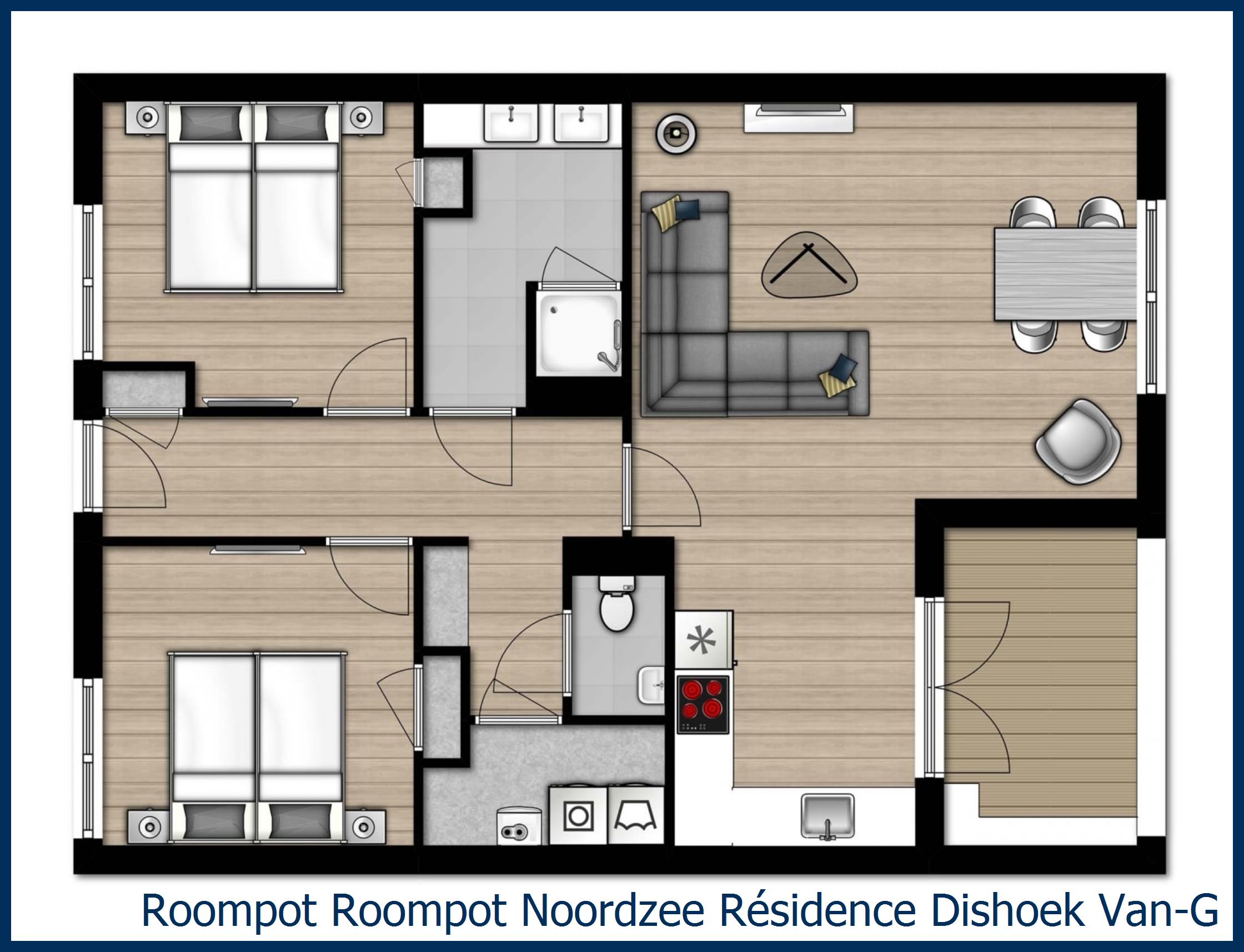 Appartement Van-Galen-Luxe-4 in Noordzee R&#233;sidence Dishoek