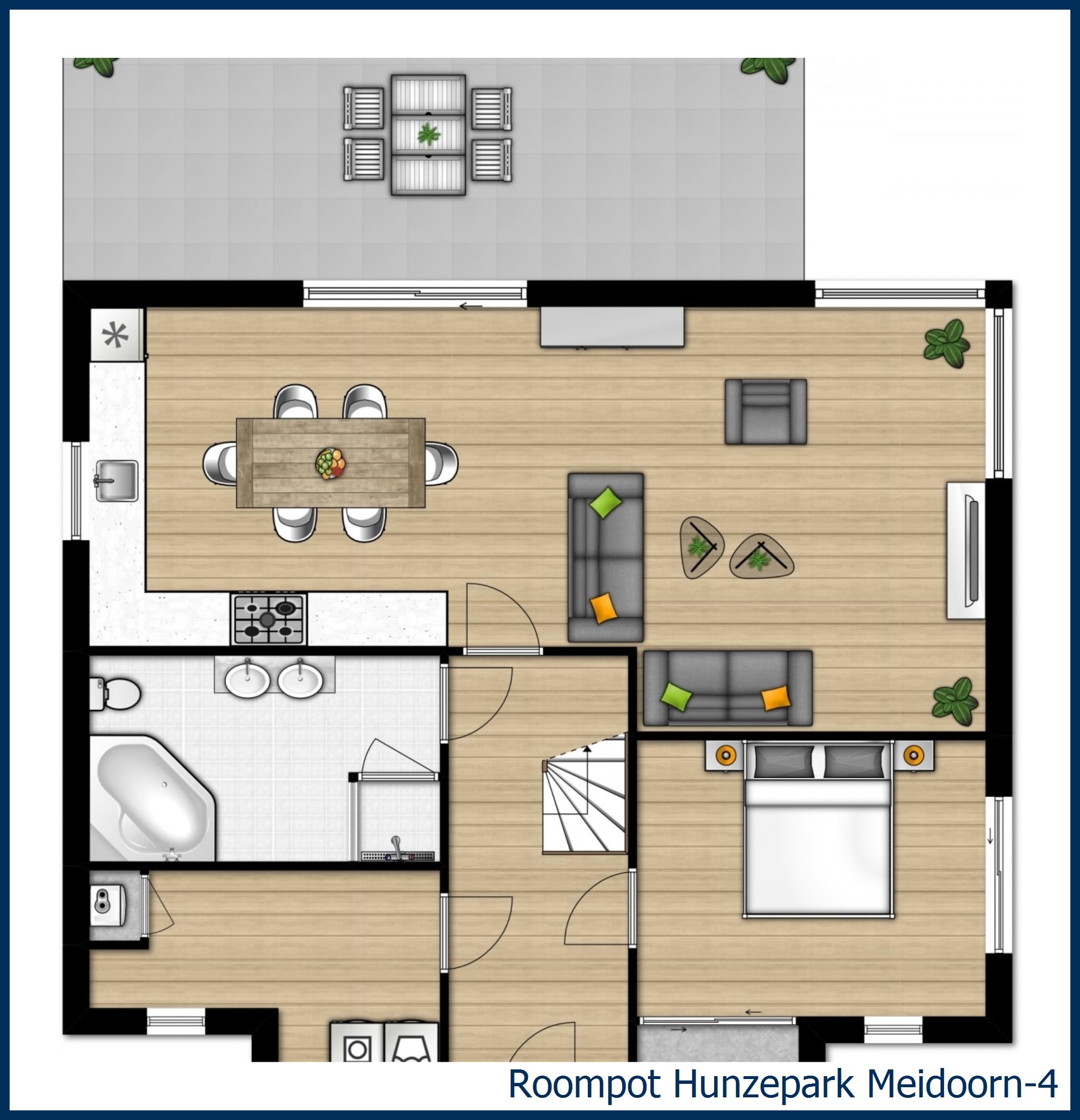 Villa Meidoorn-4 in Hunzepark