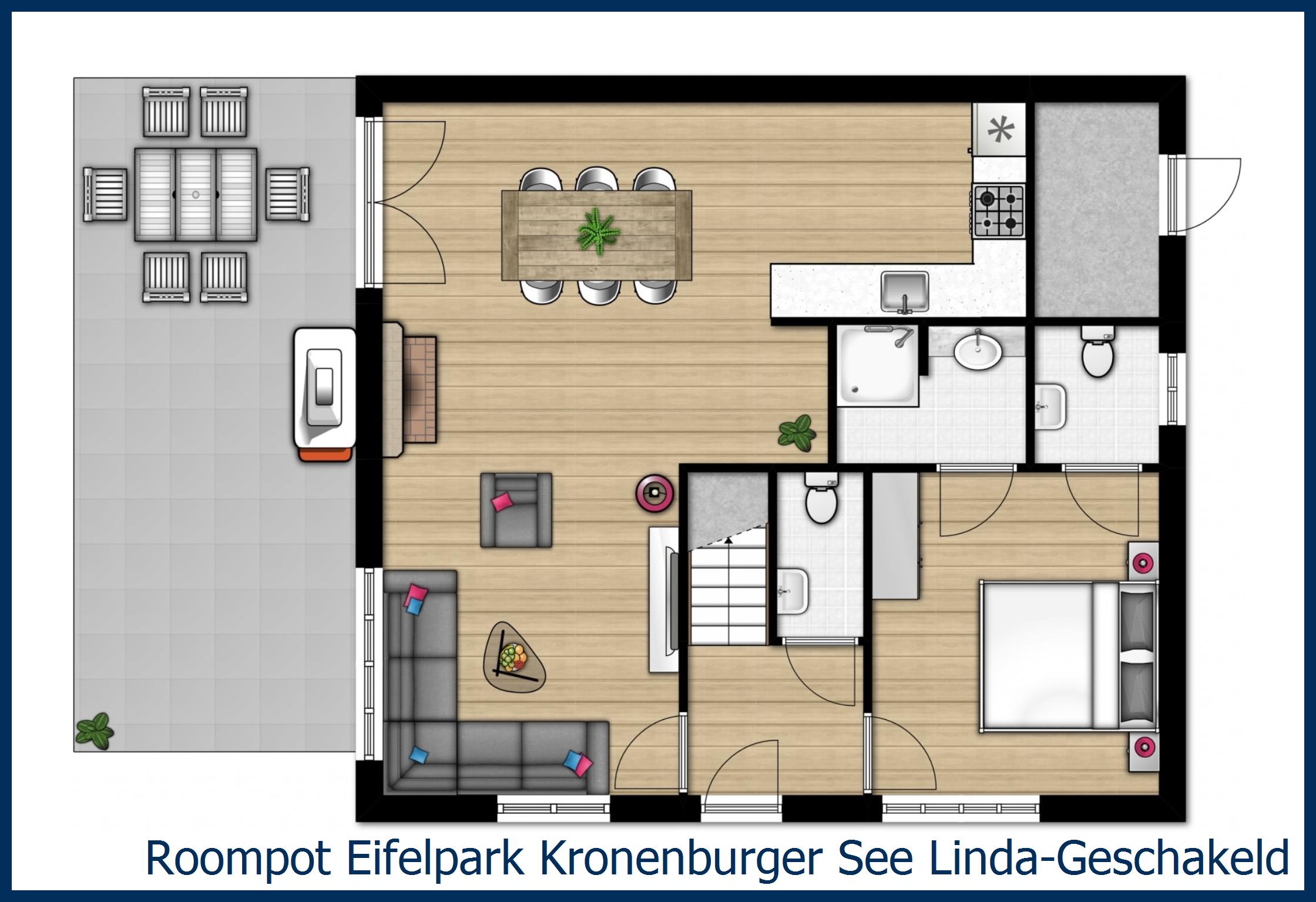 Villa Linda-Geschakeld-6-Luxe in Eifelpark Kronenburger See