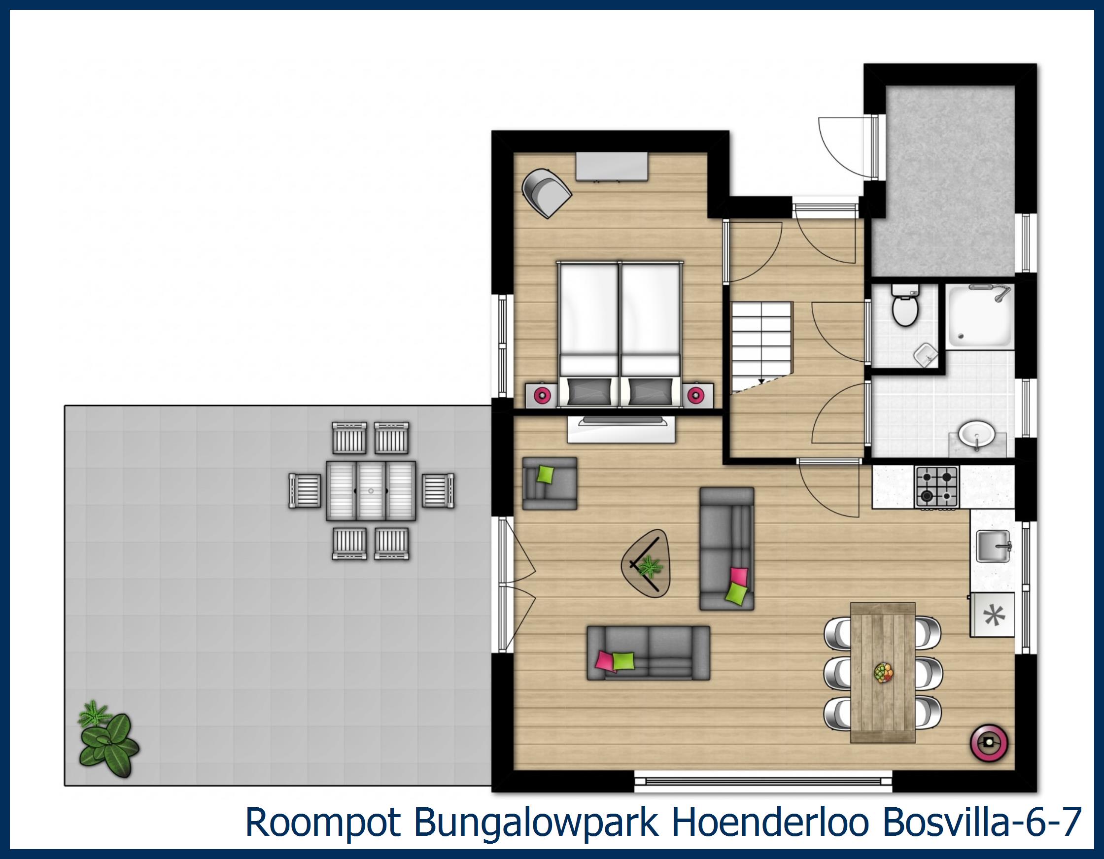 Bungalow Bosvilla-6-7 in Hoenderloo