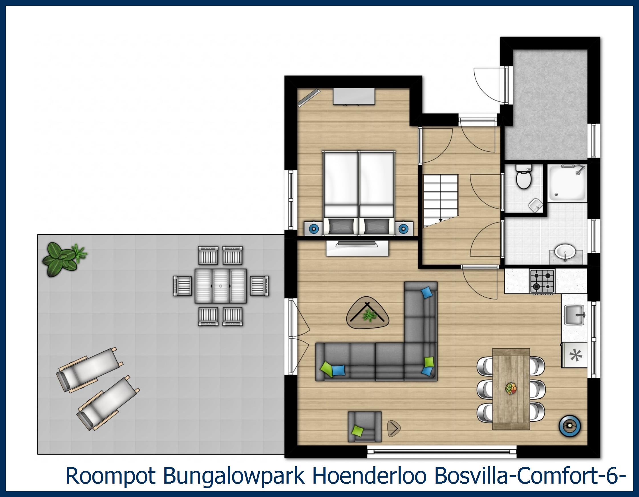 Bungalow Bosvilla-Comfort-6-7 in Hoenderloo