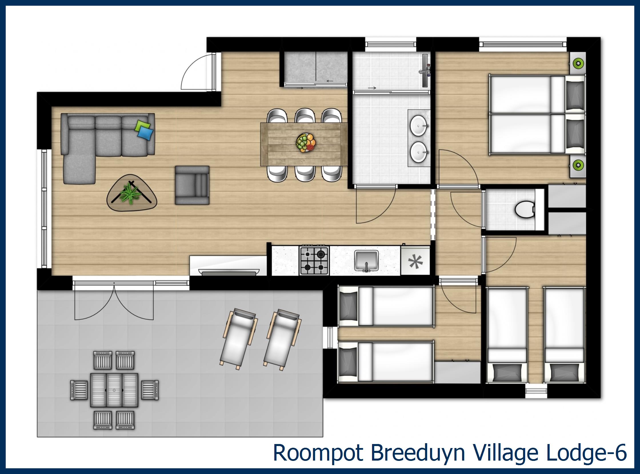 Lodge Lodge-6 in Breeduyn Village