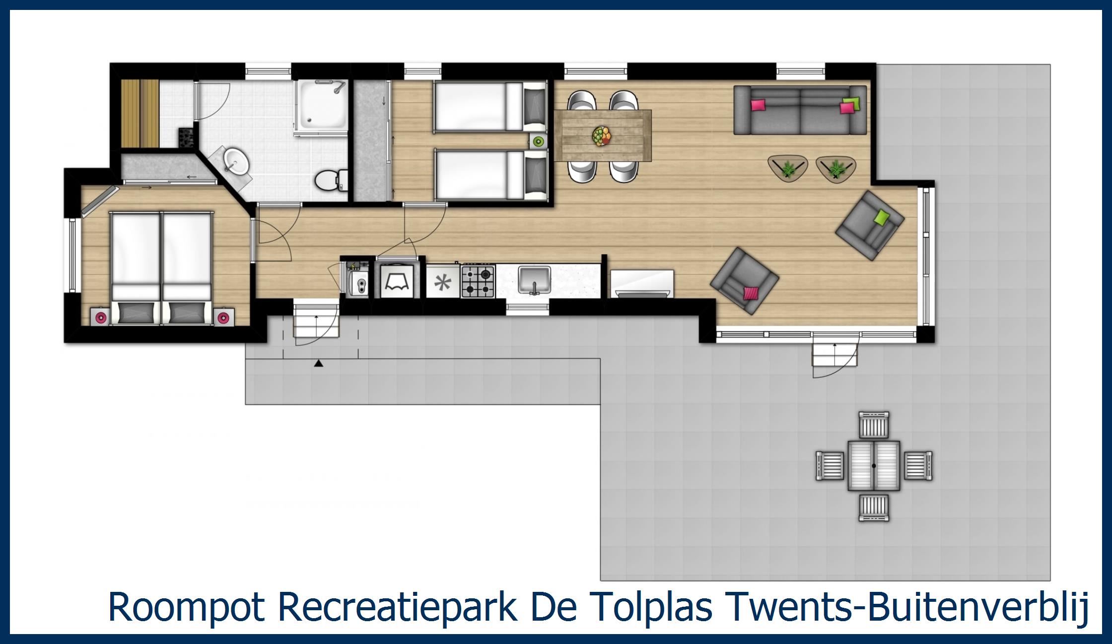 Chalet Twents-Buitenverblijf-4 in De Tolplas