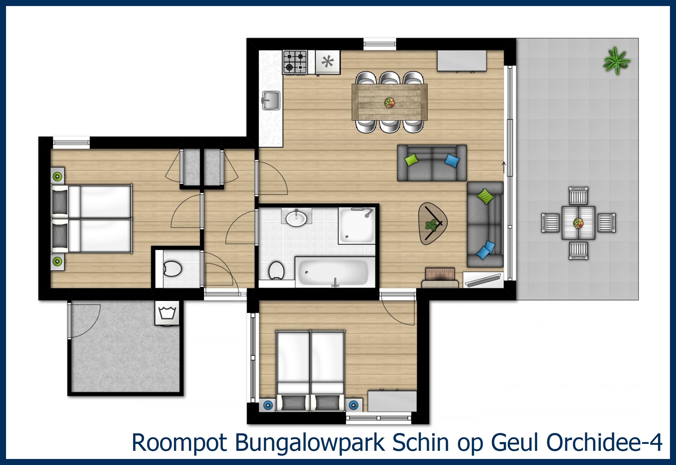 Bungalow Orchidee-4 in Schin op Geul