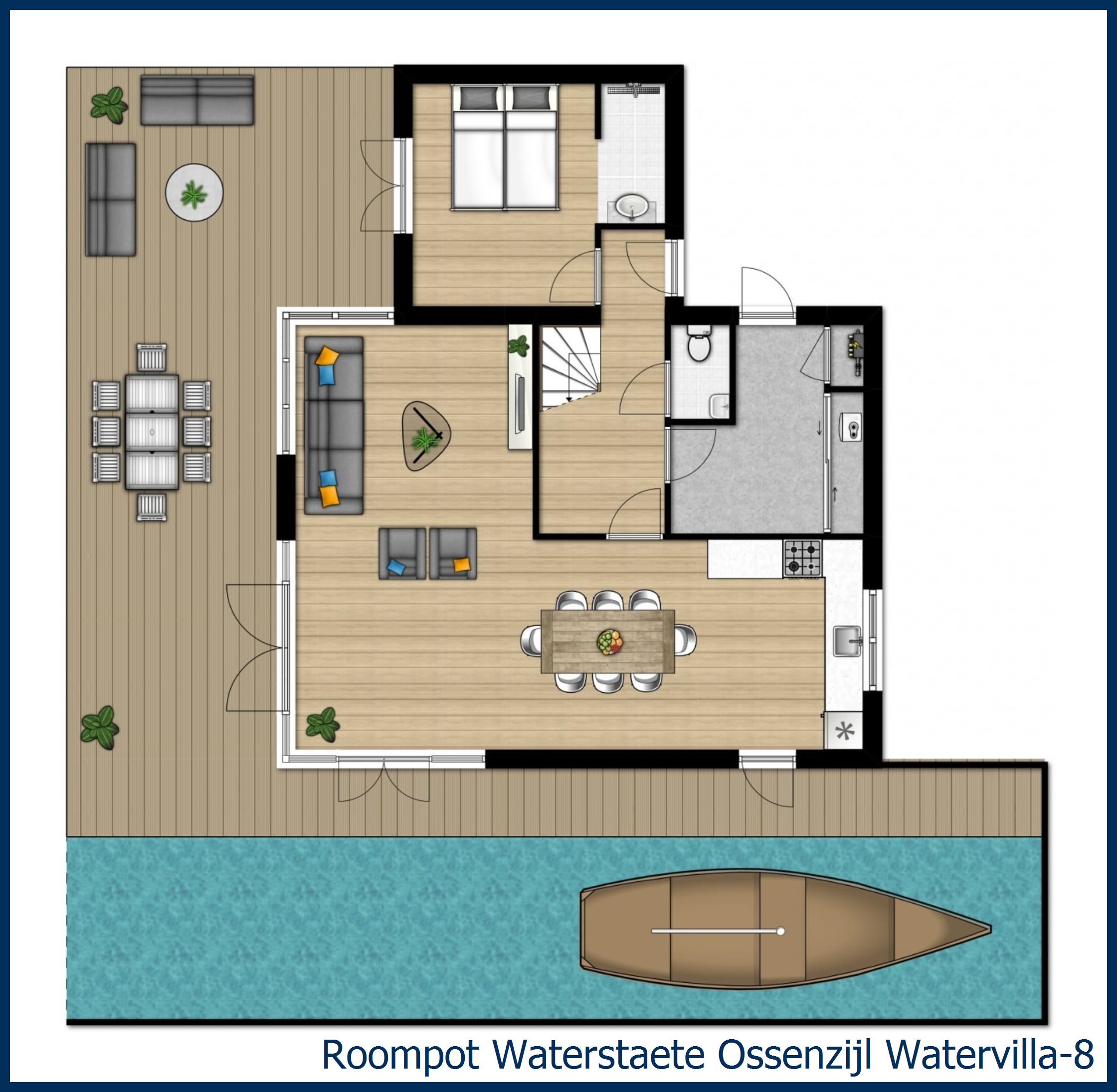 Villa Watervilla-8 in Waterstaete