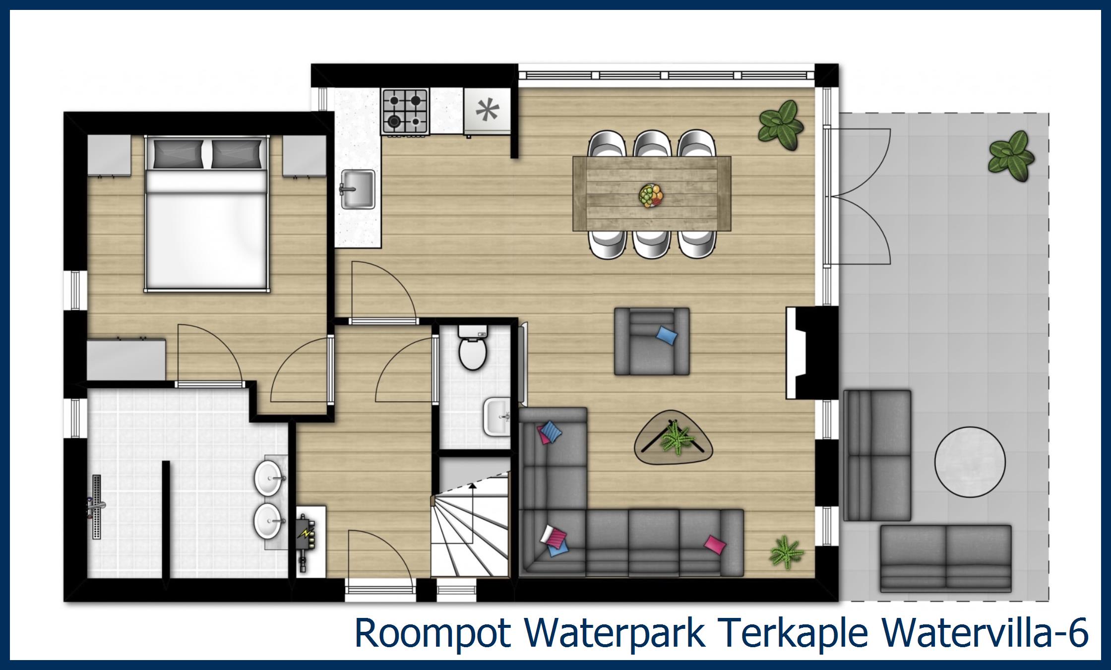 Villa Watervilla-6 in Terkaple